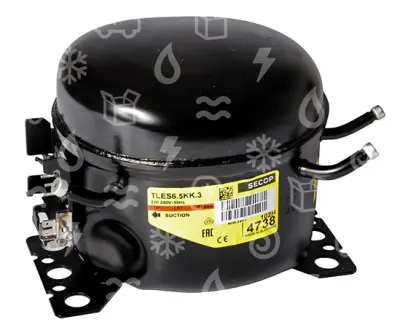 kompresor SECOP / DANFOSS TLES 6.5KK.3, LBP - R600a, 220-240 V, 50 Hz